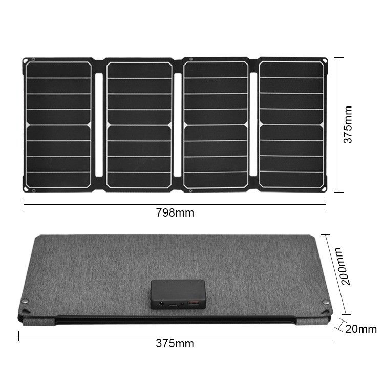 แผนที่พลังงานแสงอาทิตย์แบบโมโนคริสตัลลิน 18V 50W สําหรับโทรศัพท์มือถือ