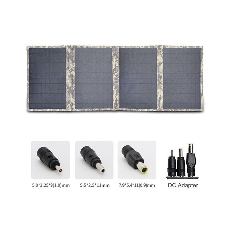 แผ่นแสงอาทิตย์พับ 60W 12V USB3.0 สําหรับมือถือ ถุงพับแสงอาทิตย์พับแบบพกพากันน้ํา