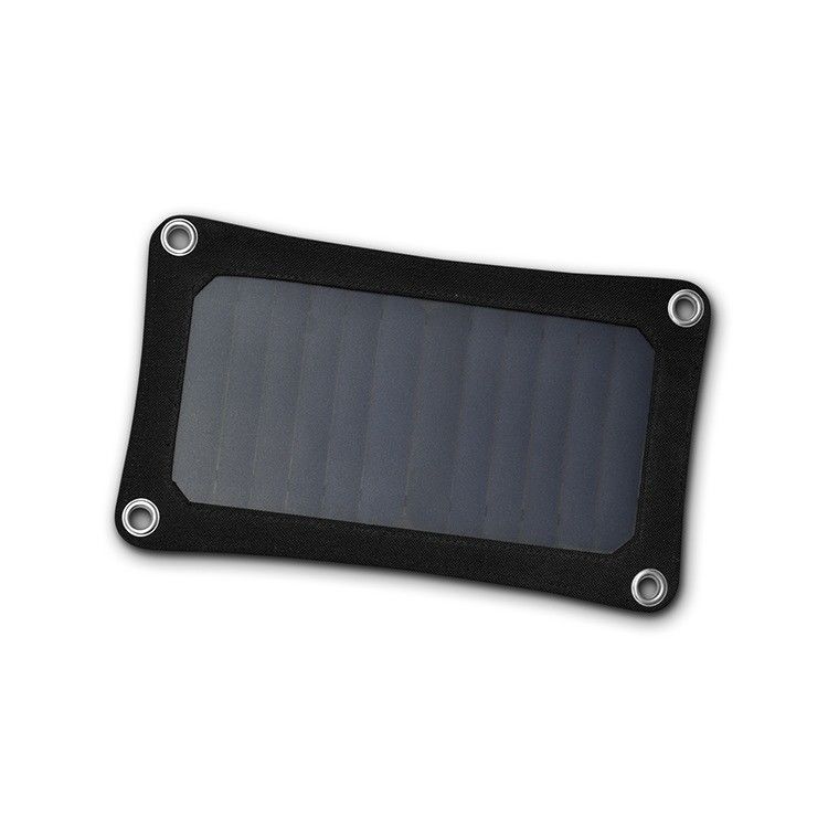 2 ขนาดเซลล์ SUNPOWER แผนพลังงานแสงอาทิตย์พกพา 7W สําหรับเครื่องเชื่อม USB และการเดินทาง
