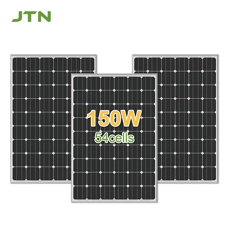 18V 24V ดํา โมโนคริสตัล ไซลล์แสงอาทิตย์ แผ่นไฟฟ้าไฟฟ้าหนังบาง 150W 160W 170W 180W
