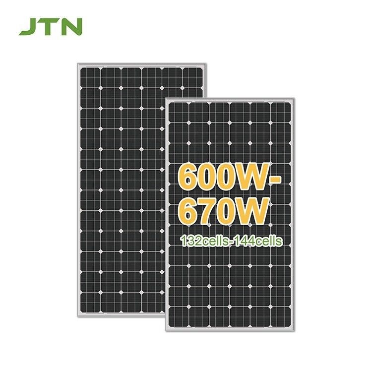 N Type 700W Half Cut Solar Panel โมโนโซลาร์โมดูล สําหรับบ้าน ODM